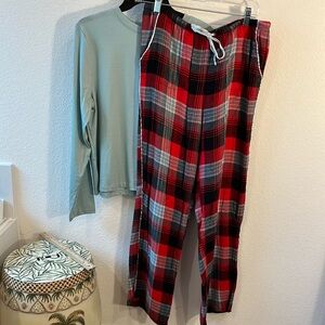 VERA BRADLEY pj bottoms w a long sleeve target t shirt. Neither items ever worn